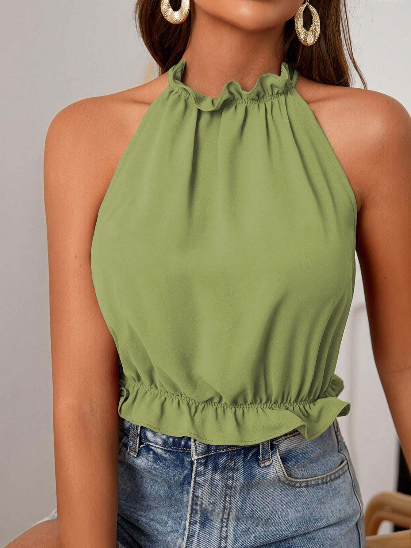 Stylish sleeveless top image 3