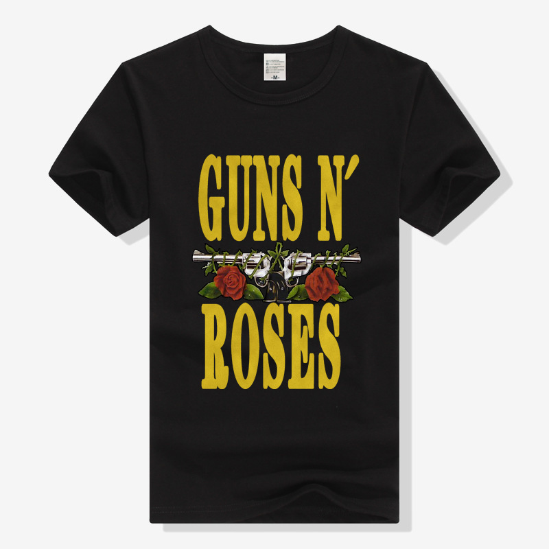 Guns N' Roses Guns N' Roses Slash Metal Rock Short-Sleeved T-Shirt for Men