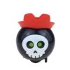 Clockwork spinning black ball white face