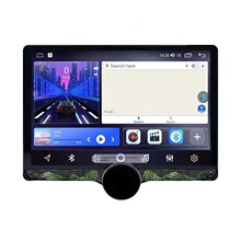 跨境10.1寸单旋钮通用车载导航GPS安卓carplay导航车载一体机GPS