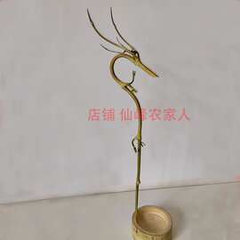龙挂香倒流香竹架香插竹子实心竹原材料玉竹手工制作布景装饰材料