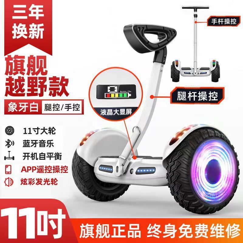 Fábrica al por mayor entrega Comercio exterior eléctrico inteligente control de la pierna de los niños APP control manual equilibrio coche doble-rueda adulto paralelo Coche