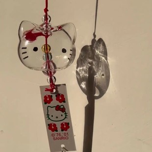 Red cute brand small glass pendant, universal accessory