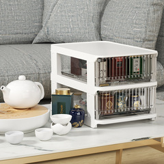 Large Drawer-style Desktop Storage Box, Refined Luxury Home Cosmetics Storage Box, Office Stationery Plastic Organizing Box