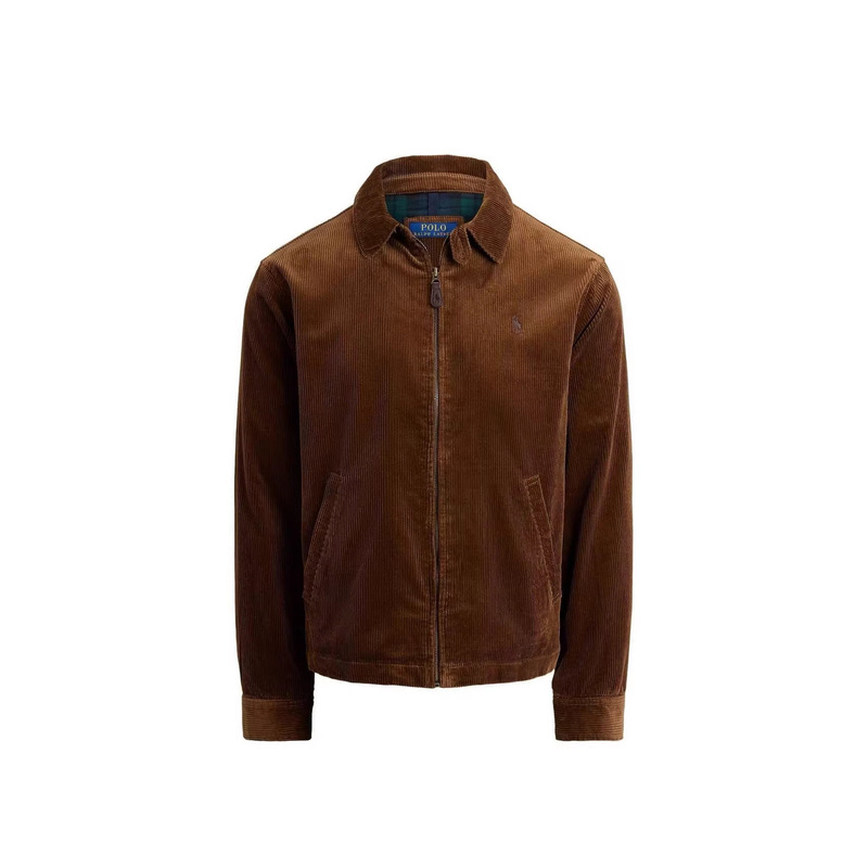 Cross-Border R100373 Men's Clothing Old Money Style Corduroy Jacket Embroidered Vintage Jacket