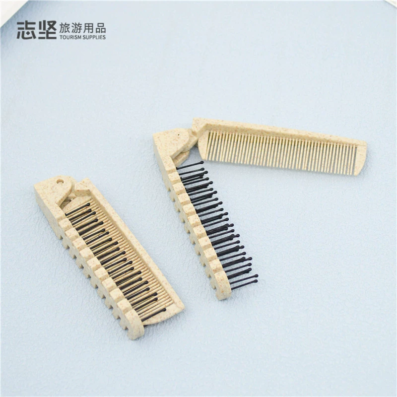 Пластиковая складная расческа двойного назначения расческа для волос портативная компактная расческа для путешествий