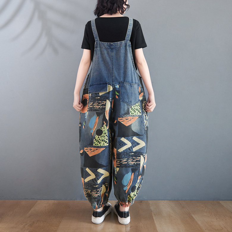 Women's Loose Plus Size Jumpsuit Image 7