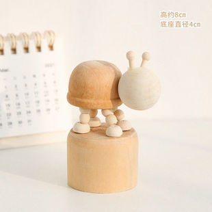 Wooden Man Ornaments Ins Style Creative Puppet Movable Wooden Animal Ornaments Desktop Decoration Pose Weidong