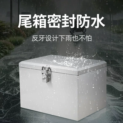 Motorcycle trunk Stainless Steel Trunk