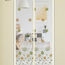 自粘防蚊门帘磁性纱门夏季防蝇防虫通风家用卧室隔断帘子免打孔