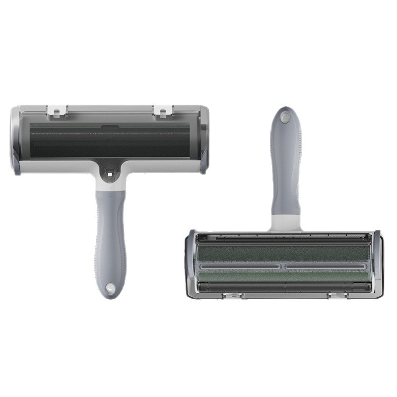 Amazon cepillo depilación perro tipo rodillo cepillo depilación adhesivo de pelo limpio electrostático depilación de pelo de gato y perro para eliminar el pelo flotante
