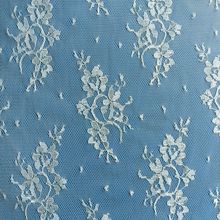 热爆全锦纶蕾丝网布 优美柔软小花点点蕾丝贴身面料袖口镂空薄纱