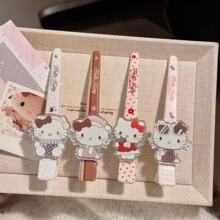 甜美卡通KT猫鸭嘴夹可爱秋冬少女洗脸蓬松头饰发饰ins日韩百搭