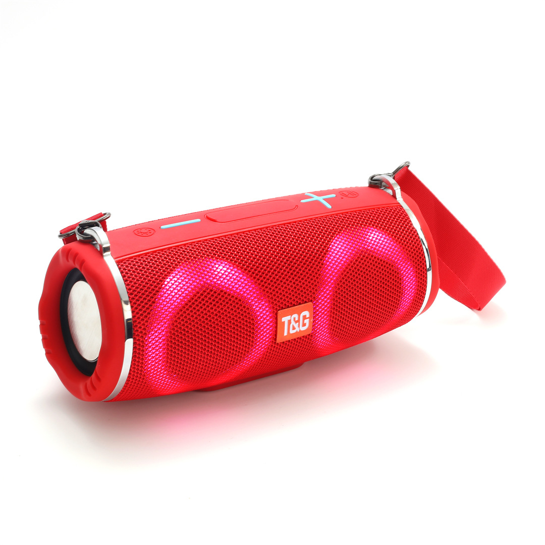 Nuevo TG642 altavoz Bluetooth portátil al aire libre LED luz de color pesado subwoofer batería sonido especial para la danza cuadrada
