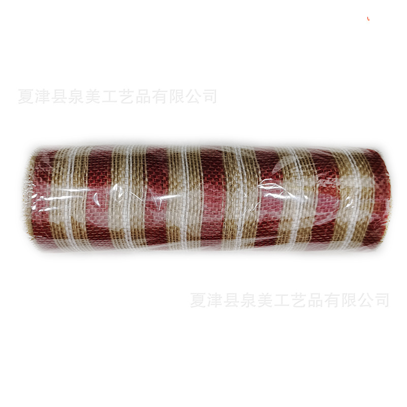 원색에 빨간색과 흰색 줄무늬