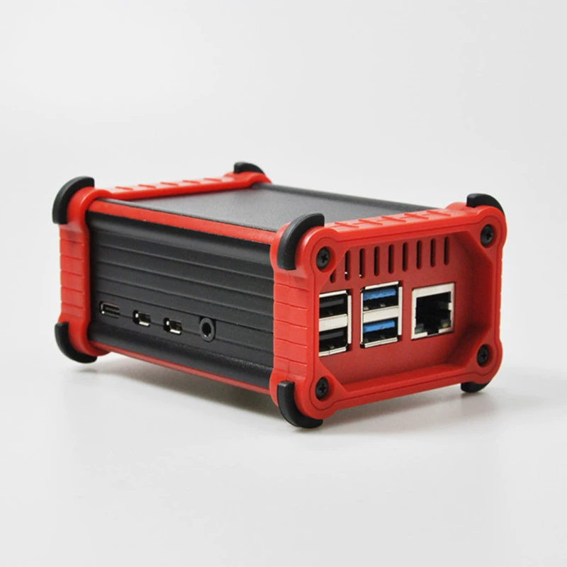Raspberry Pi 4B Raspberry Pi cooling shell belt fan waterproof dustproof and shockproof
