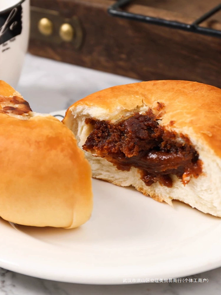 Red bean paste bread breakfast cheese sandwich pastry vintage healthy nutrition snack snacks snacks students