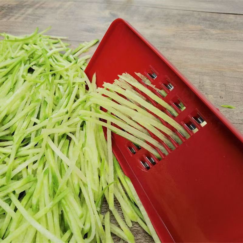 Streifenschneider [Marke SPOUNR] Dinsheng Kartoffelschneider Edelstahl Gurkenschneider Karottenschneider Multi-Funktions-Reibe