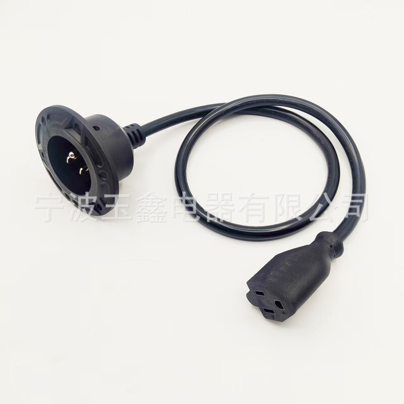 Us Standard 15A Ac Port Plug 125V Power Input Socket Waterproof Power Socket Box with 16inch