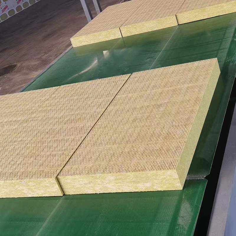 Class A fireproof rock wool insulation board indoor partition wall sound-absorbing sound insulation board curtain wall roof insulation hydrophobic rock wool board