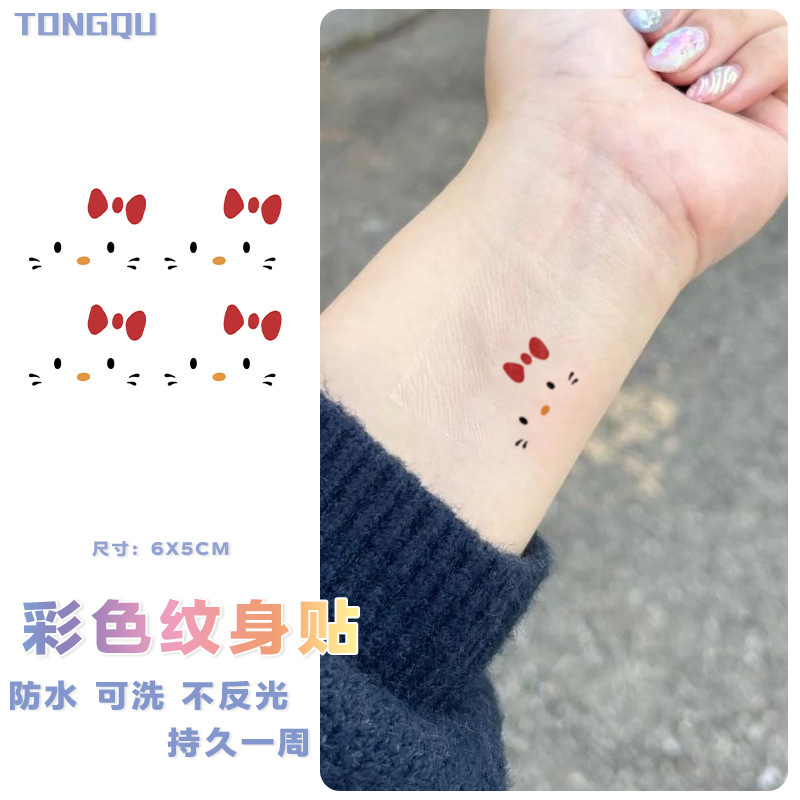 Hellokitty Cute Tattoo Stickers High-Looking Ins Sweet and Cool Hello Kitty Wrist Hottie Hellokitty Cute Tattoo Stickers High-Looking Ins Sweet and Cool Hello Kitty Wrist Hottie