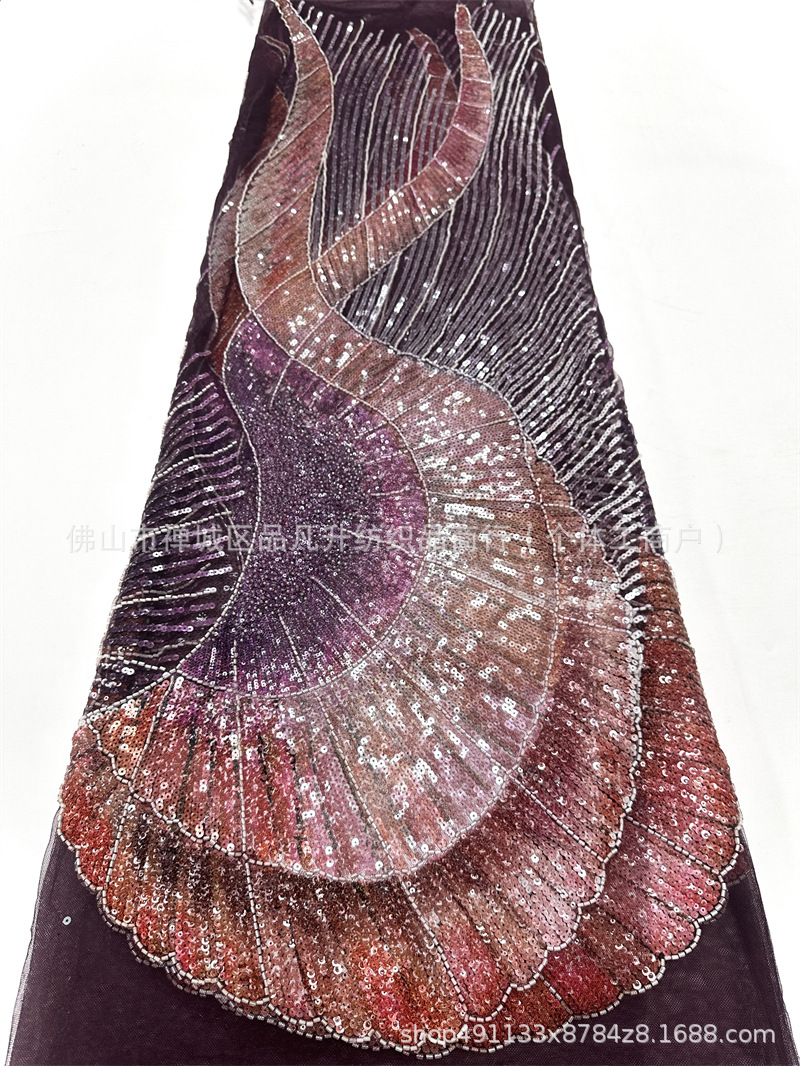 Fantasía de moda falda de sirena tela de sequilla vestido