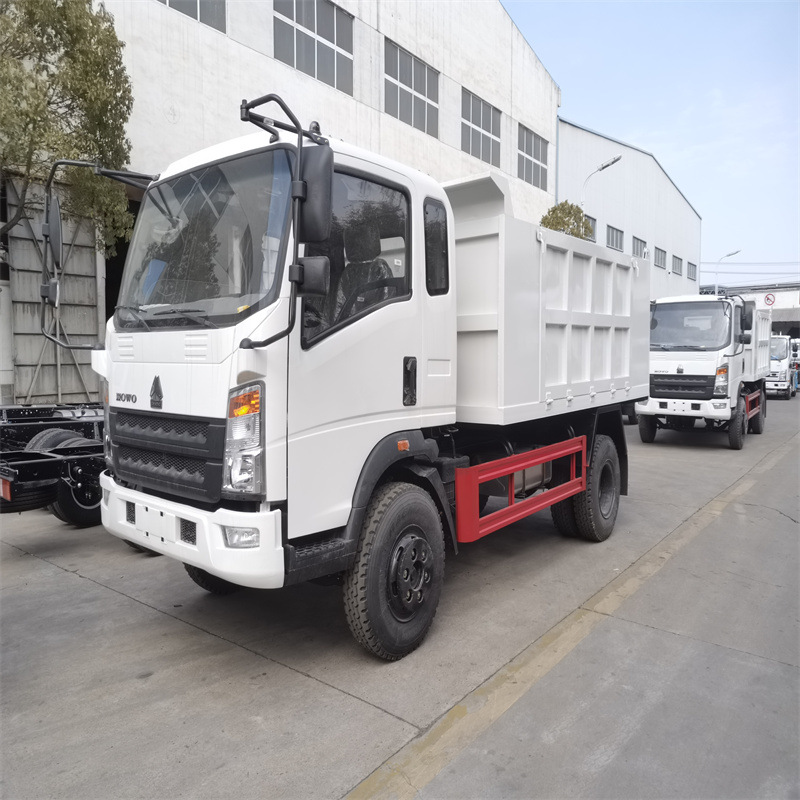 Howo12 Square Dump Truck Factory Direct Sales Right-Hand Drive 8-Ton Dump Truck Engineering Truck Muck Truck Garbage Transport Truck