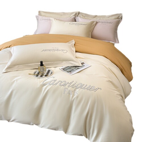 A-type 180-piece pure cotton velvet four-piece set, all-cotton thick warm bed sheet and duvet cover, bed skirt, autumn and winter bedding.