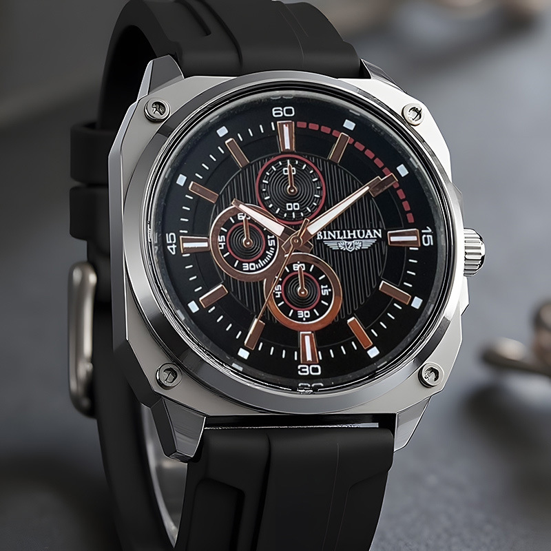 Binlihuan Genuine Waterproof Watch Men's Watch Quartz Movement Casual Fashion Export Ready Stock Dropshipping
