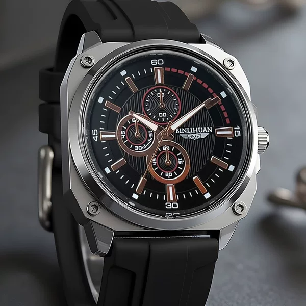 Binlihuan Genuine Waterproof Watch Men's Watch Quartz Movement Casual Fashion Export Ready Stock Dropshipping