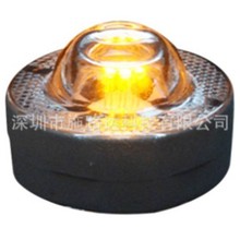 自发光钢化玻璃太阳能道钉  太阳能獠眼道钉  全钢化玻璃道钉