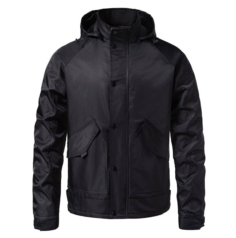 Tácticas al aire libre de color sólido vestir de asalto a prueba de viento primavera y otoño caminata ropa de montaña hombre moda impermeable abrigo de moda casual hombre