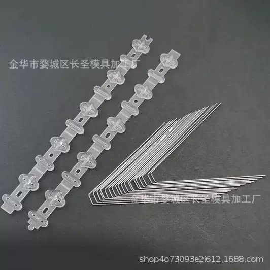 驱鸟刺塑料底座不锈钢针25cm50cm 园林阳台驱鸟器防鸟刺针跨境