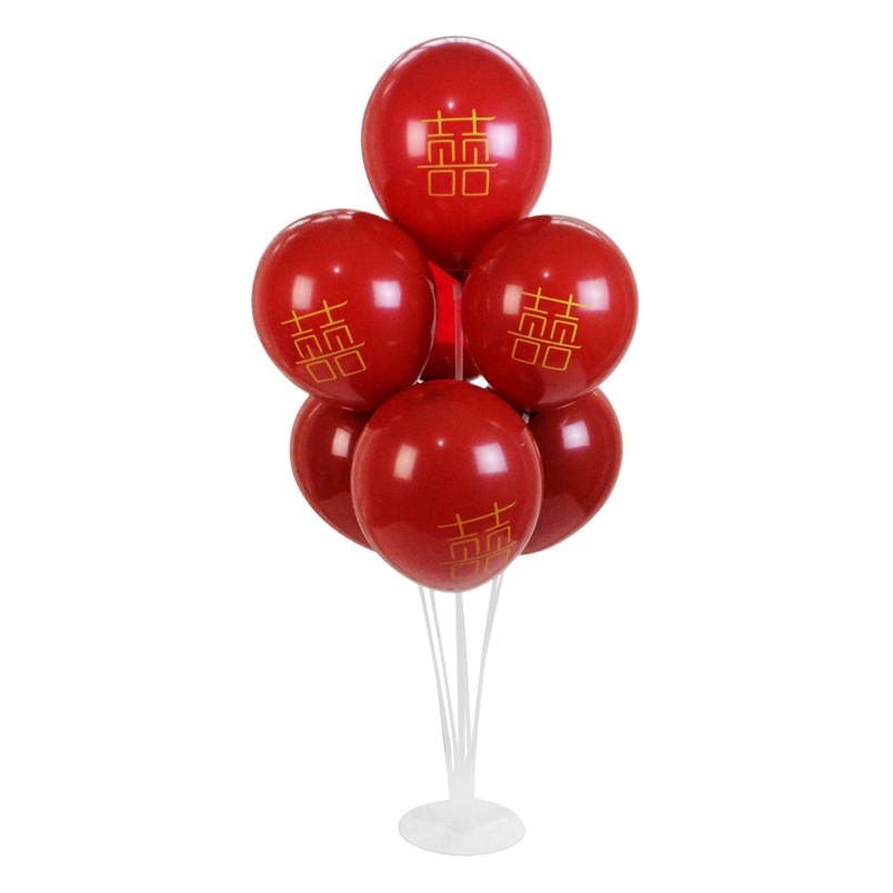 Soporte de globo Mesa soporte de columna flotante Guía de aterrizaje globo compromiso de la boda decoración de la habitación de boda diseño de la escena de cumpleaños