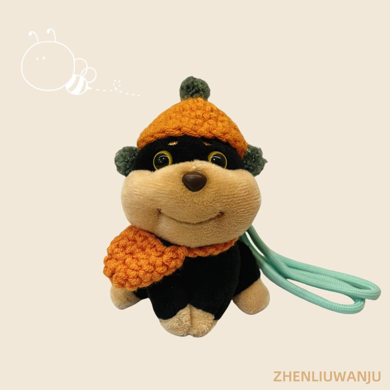 Cute plush pendant, doll, keychain, bee, high-quality style
