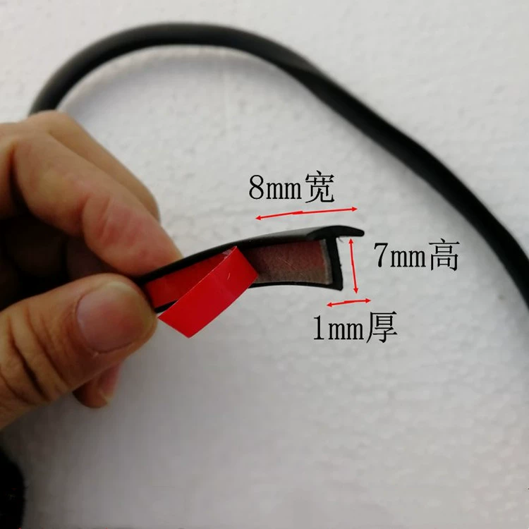 Диагональная Т-образная уплотнительная лента для тюнинга автомобилей, отделка колесных арок, боковых порогов, окантовка фар, заполнение зазоров, герметизация, декоративная Т-образная лента.
