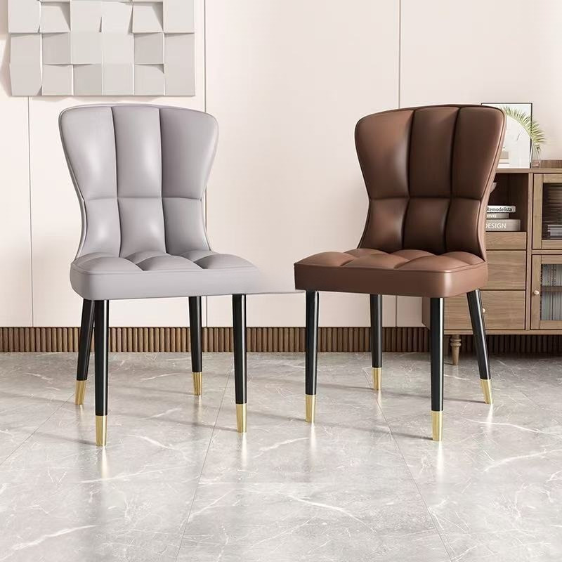 Modern Minimalist Soft Leather Chair, Thickened Desk Chair for Home, Restaurant, Hotel, and Meeting Use, High-Back Chair Modern Minimalist Soft Leather Chair, Thickened Desk Chair for Home, Restaurant, Hotel, and Meeting Use, High-Back Chair