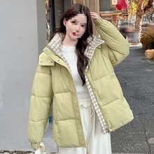 宽松羽绒棉服冬季短款小个子2025新款棉袄显瘦学生加厚棉衣外套