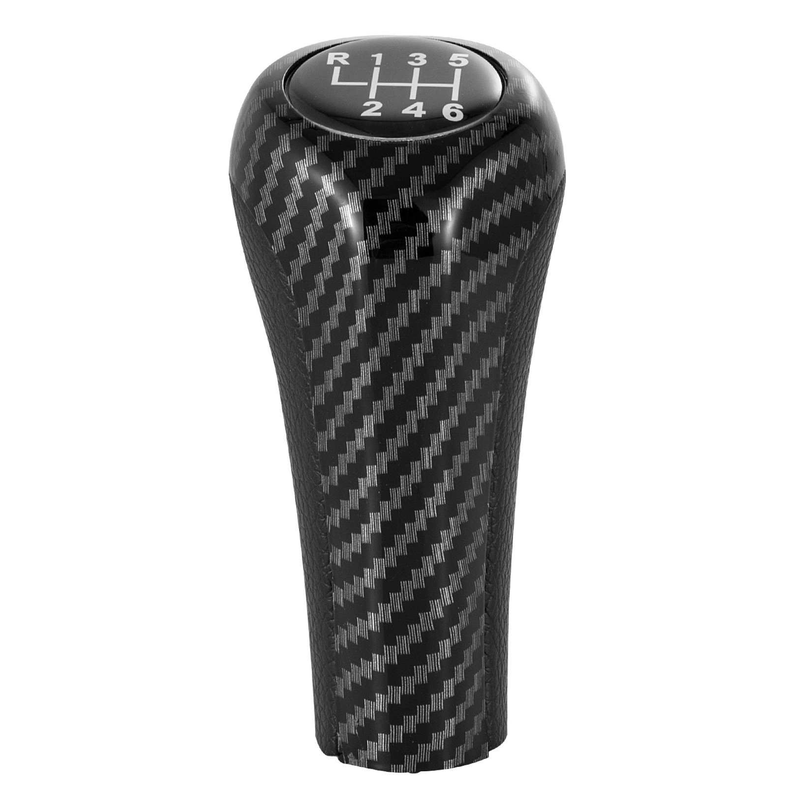 Pomo de Palanca de Cambios Apto para Modificación de Automóviles BMW, Pomo de Palanca de Cambios con Patrón de Fibra de Carbono, Pomo de Palanca de Cambios para Transmisión Manual. image 5