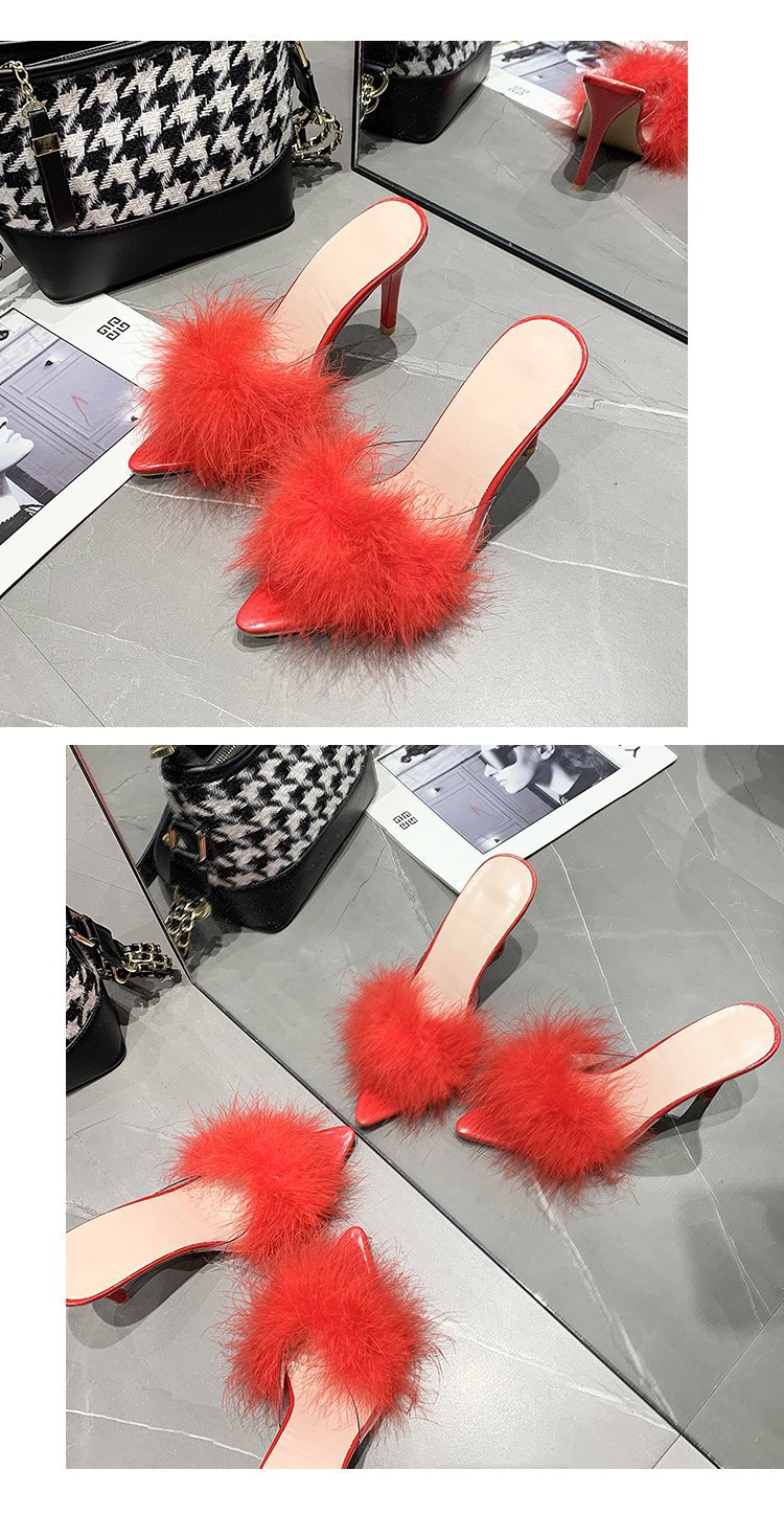 Women's Casual Sexy Solid Color Point Toe High Heel Sandals display picture 23