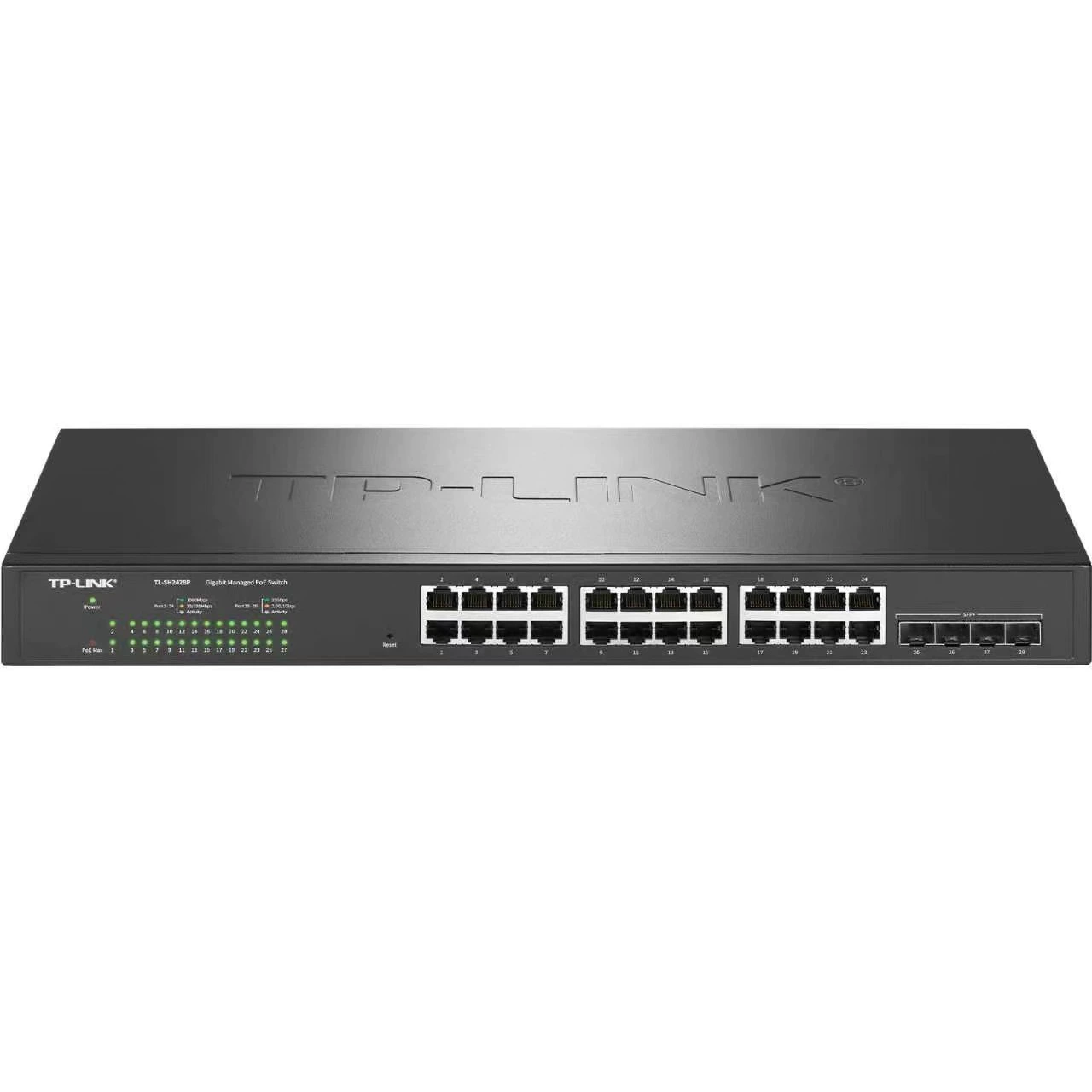 TP-LINK TL-SH2428P 10G uplink cloud managed PoE switch