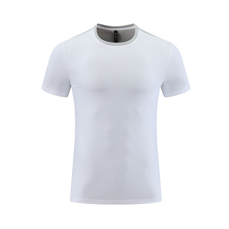 Casual contra el color de protección solar camiseta deportiva de mangas cortas ropa antibacteriana absorción de humedad y sudor al aire libre correr ropa de secado rápido para hombres