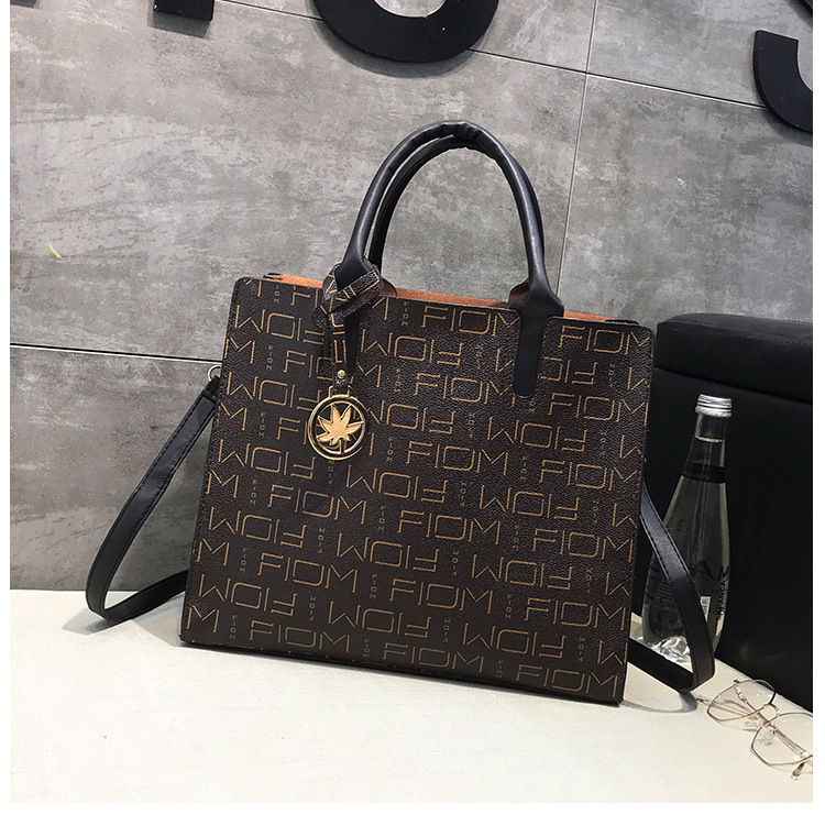 New European and American cross-border fashion women's bag three-piece set, mother-and-child bag, versatile, large-capacity crossbody single-shoulder bag undefined