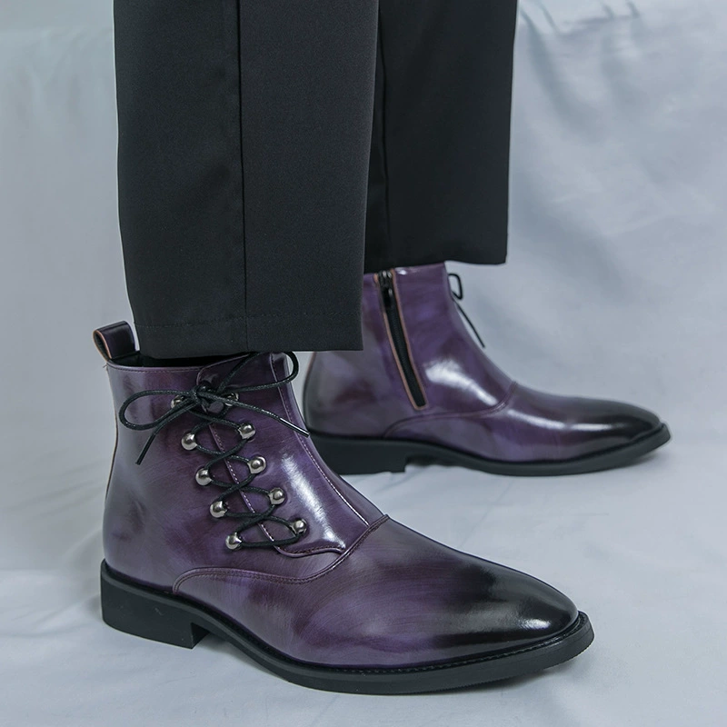 Мужские кожаные туфли-лоферы большого размера для делового стиля, повседневные туфли в британском стиле, офисная обувь для мужчин