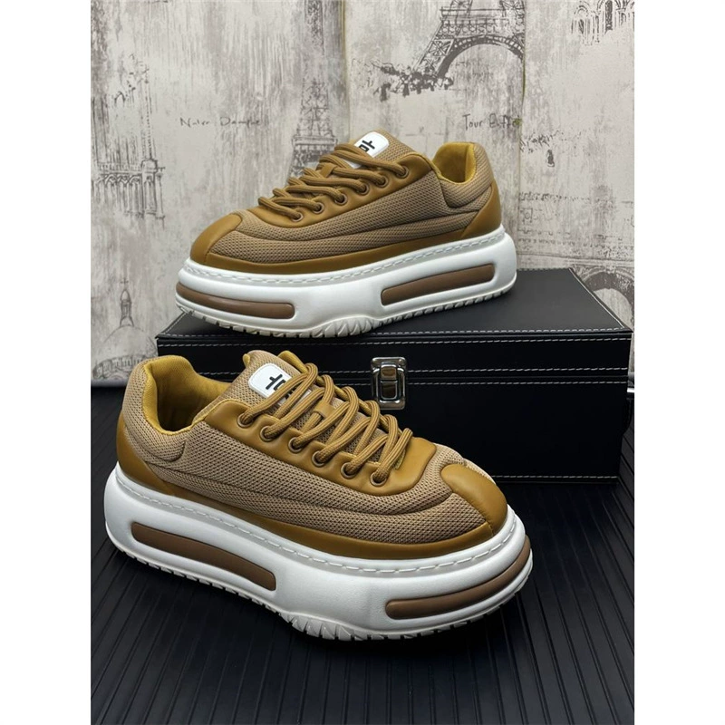 Ретро тренд Комфортная сетка повседневная спортивная цветная толстая подошва мягкая подошва папочка обувь мужской 2024 осень новая