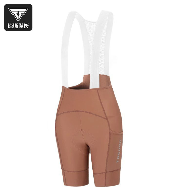Captain Tass Riding Pants Women's Strap Shorts Outer Wear Summer Quick-drying Road Bike Riding Suit Double Arrow