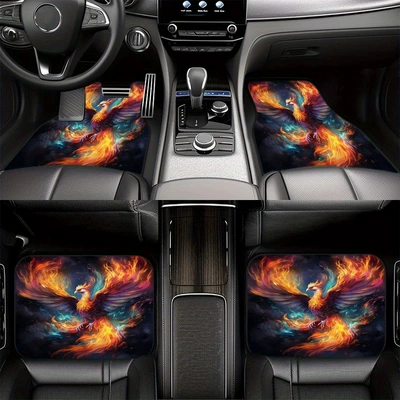 Avtomobil döşəmə paspasları — and Stain-Resistant, Universal Car Floor - new-car-floor-mats-17-3344cm-pack-of-two