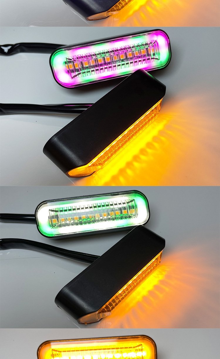 Suitable for Mavericks Electric Vehicle Modified Led Running Water Steering M+ U1 M1 Motorcycle Light 12V High Brightness Daytime Running Light