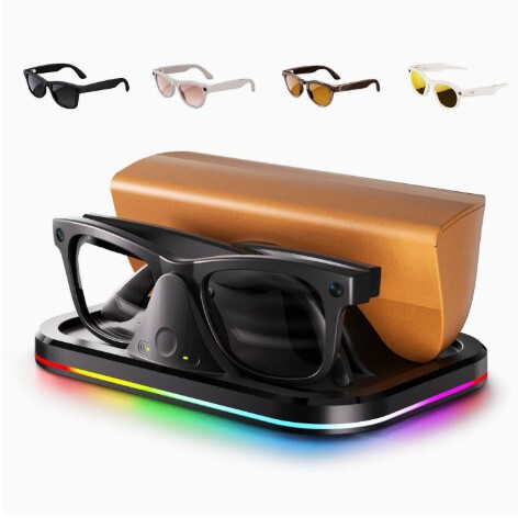 The New Meta Ray-Ban Ai Glasses Charging Stand Is Compatible with the Dual-Purpose Models Wayfarer/Skyler/Headliner
