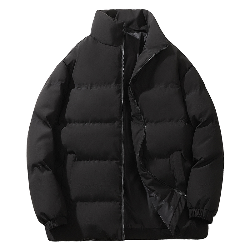 Brand Cotton-Padded Jacket Men Fall Winter New Trend Down Jacket Fashion Coat Thickened Standing Collar Jacket_voghion.com